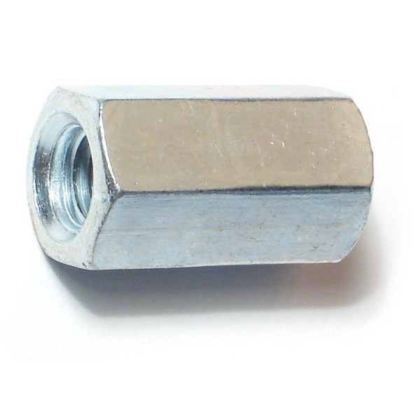 Midwest Fastener Coupling Nut, M8-1.25, Steel, Zinc Plated, 24 mm Lg, 12 PK 78524